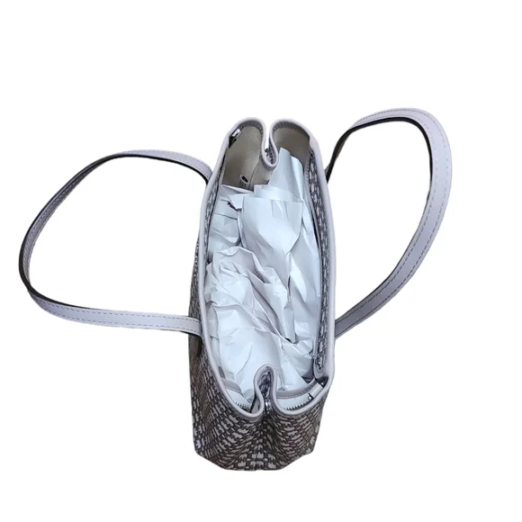 Kate Spade 2 pc. Link Satchel Bag/Matching Card Holder Cream/Beige Crossbody NWT - Picture 8 of 15